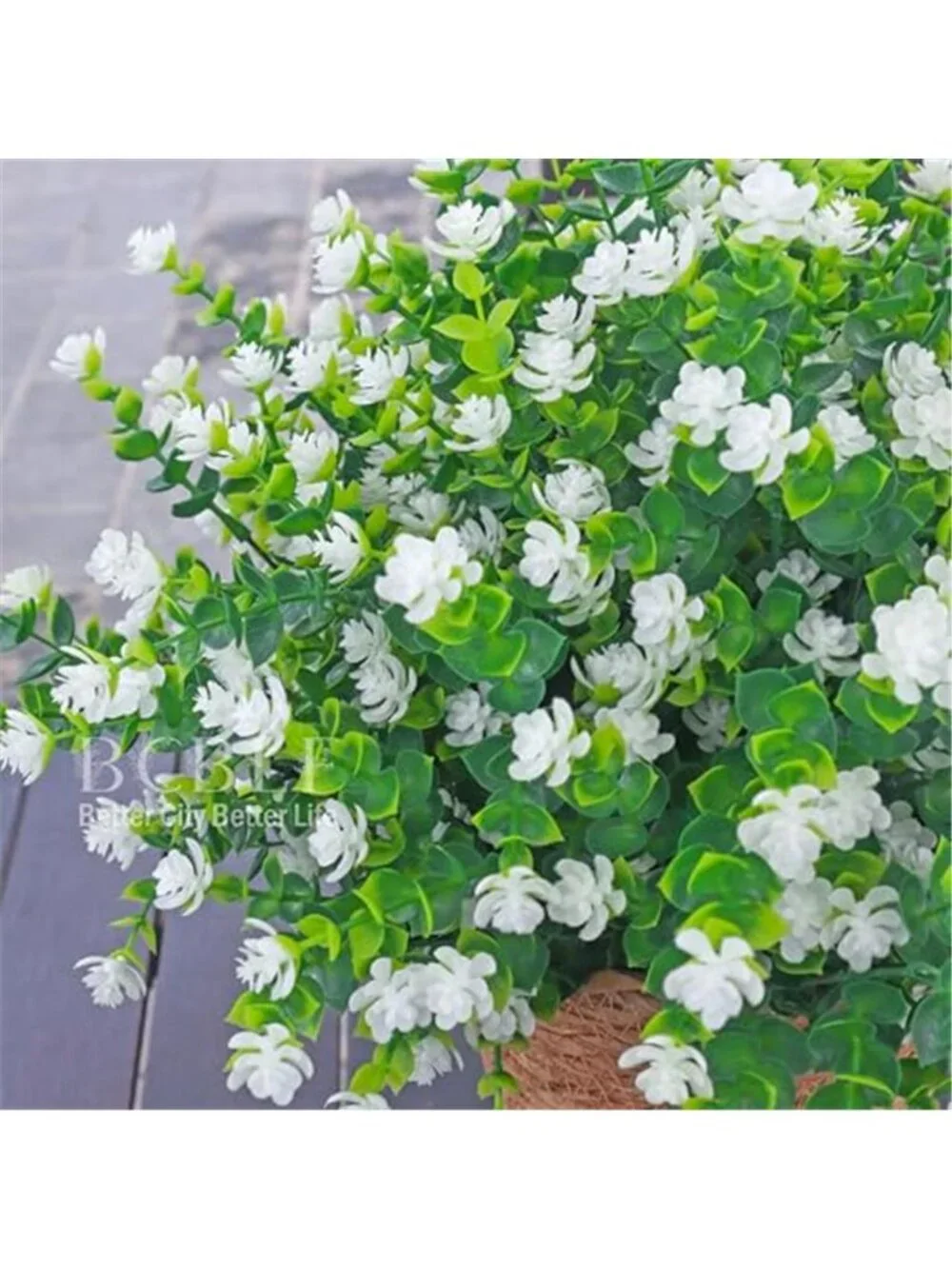 Artificial Outdoor Flowers UV Resistant Faux Plants Porch Patio Garden Decor